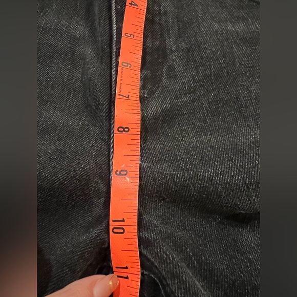 SER.O.YA Margot Cuffed Wide Leg Jeans Midnight Distressed NWOT Size 26 Revolve - Picture 7 of 12